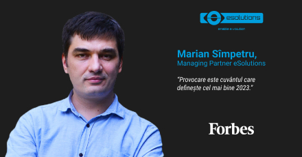 Marian Simpetru, Managing Partner eSolutions, discuta lectiile pentru 2024 cu Forbes Romania